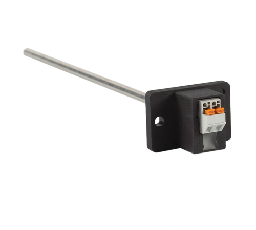 THTDF SERIES (Click for Sensor & Probe Length) THTDF, tasseron duct temperature sensor, flange duct sensor